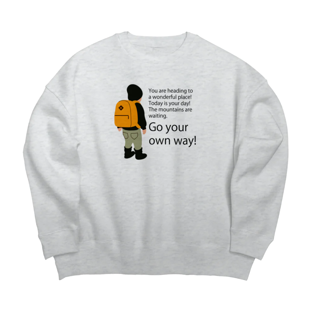 キッズモード某のリュック少年 Big Crew Neck Sweatshirt