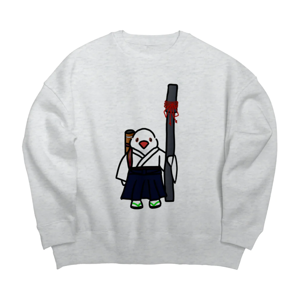 Lily bird（リリーバード）の弓道部んちょ ロゴなし Big Crew Neck Sweatshirt