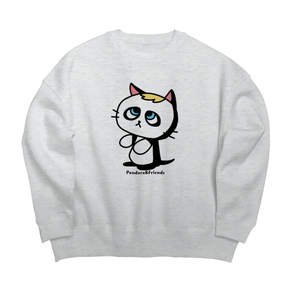 カナリヤのパンドラ Big Crew Neck Sweatshirt