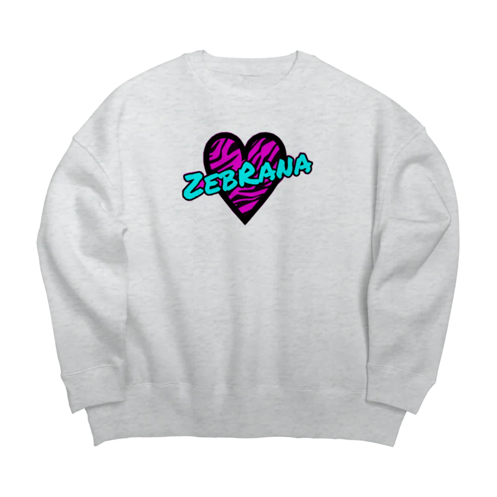 ZebRana 💜🍒のZebRana Big Crew Neck Sweatshirt