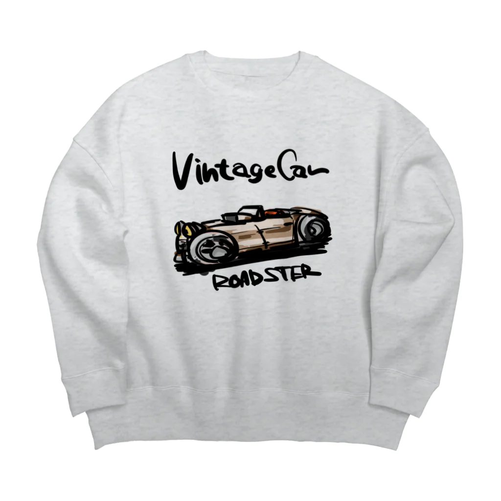 スタジオばんやのビンテージカー Big Crew Neck Sweatshirt