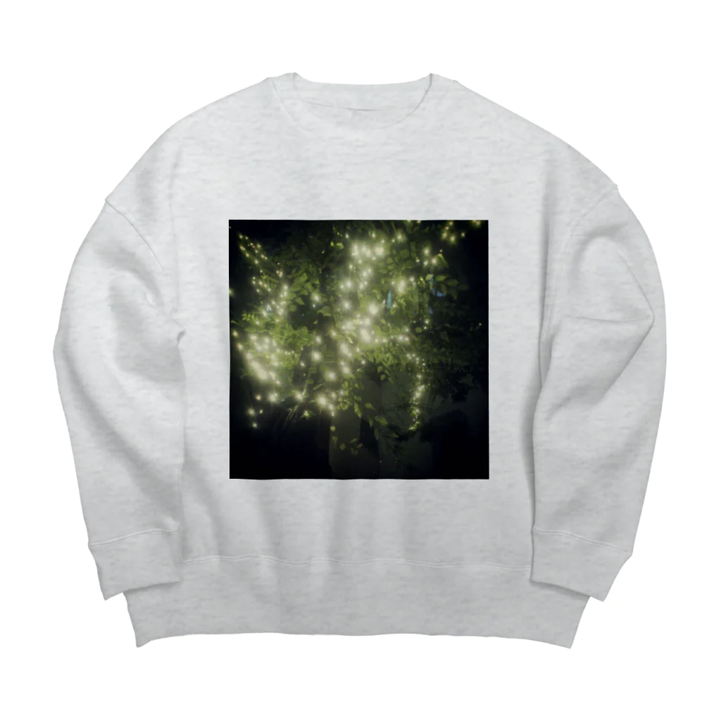 NagamiPoppyの電飾 Big Crew Neck Sweatshirt