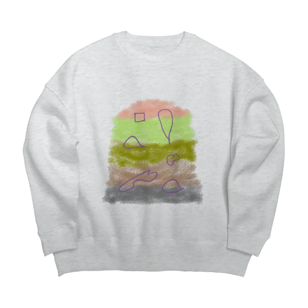 ぞい＠硯の体調 Big Crew Neck Sweatshirt