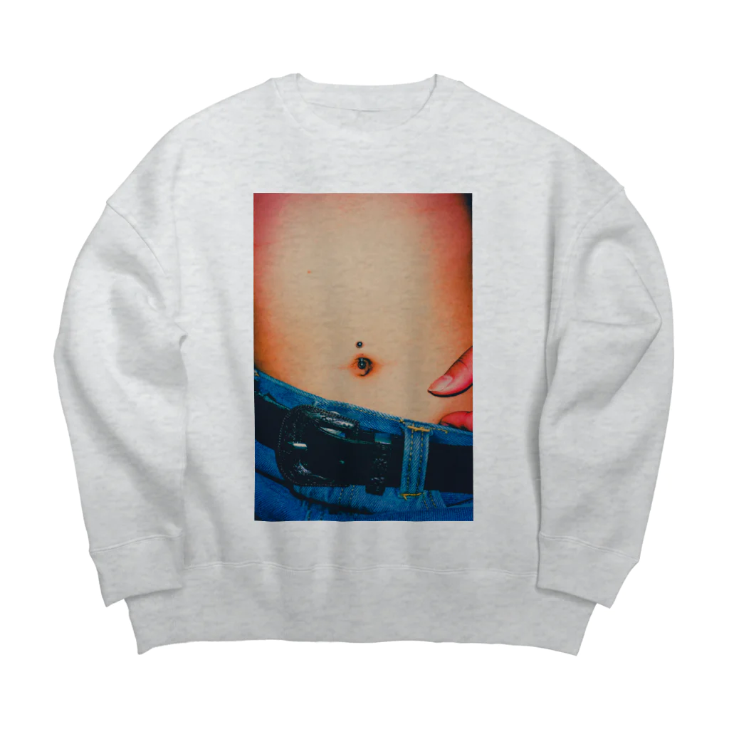 Turkey (ターキー) 🦃のNavel piercing Big Crew Neck Sweatshirt