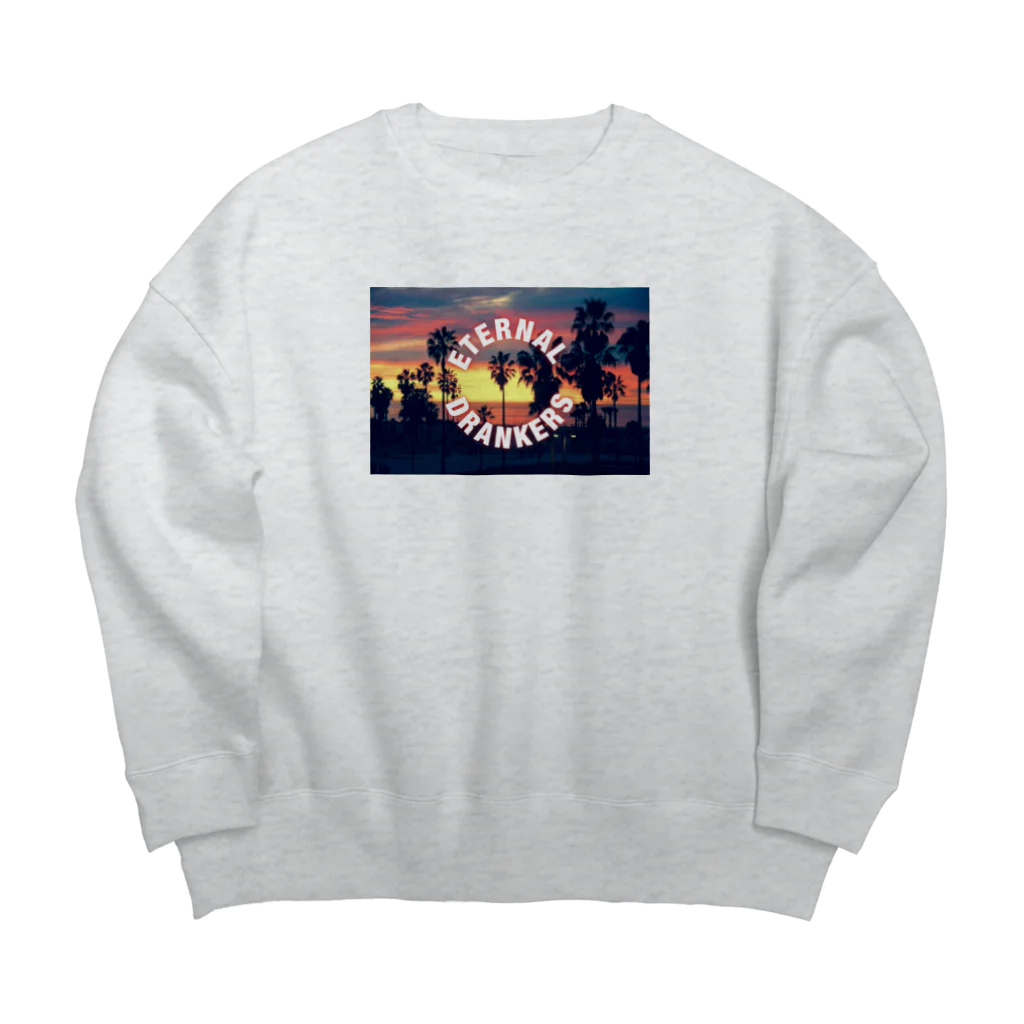 kzkburgerbrothersのETERNAL DRANKERS Big Crew Neck Sweatshirt