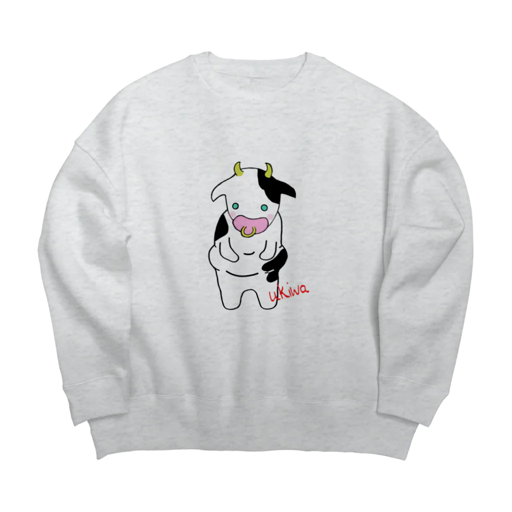 momolove のうきわ Big Crew Neck Sweatshirt