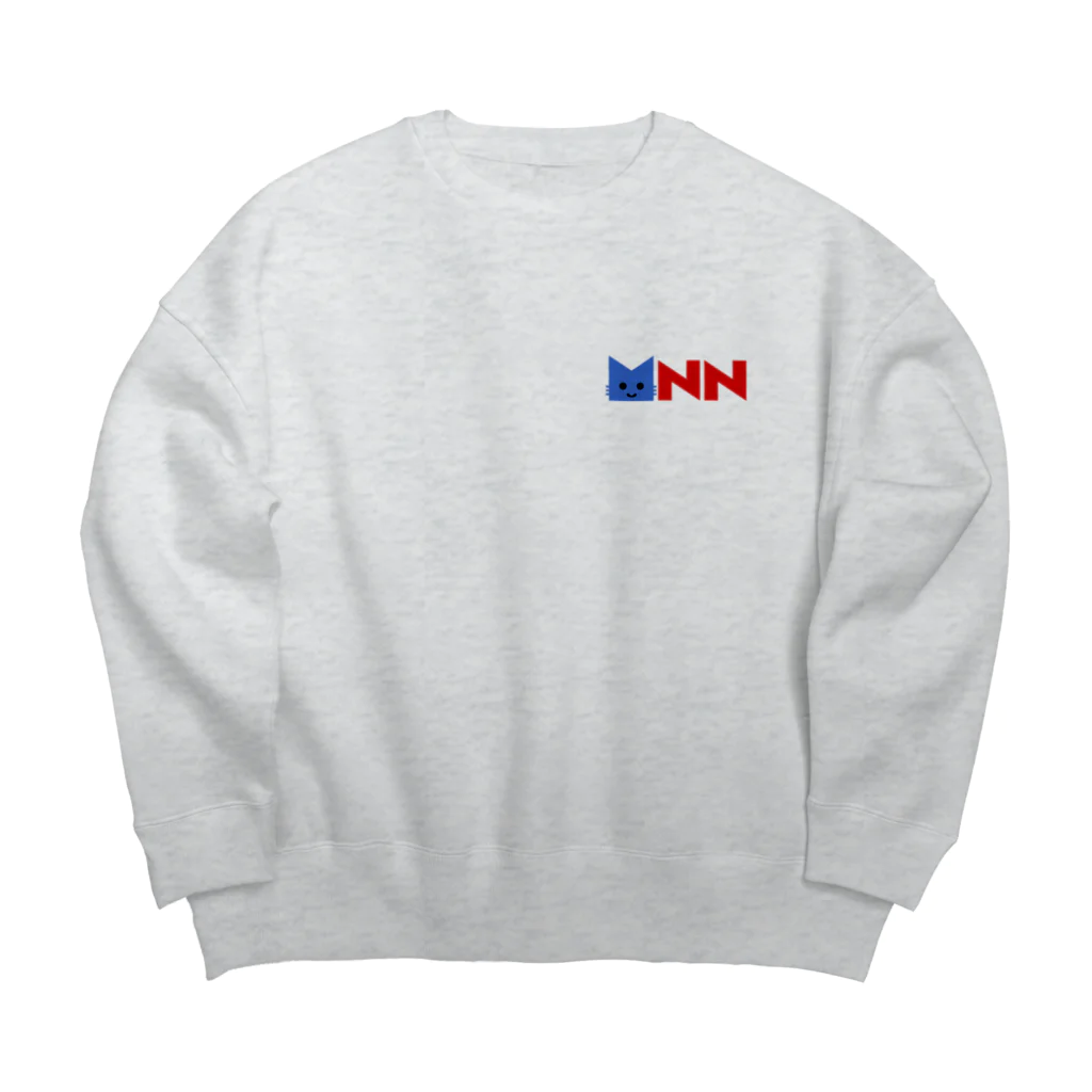 マスクにゃんニュースのMNN マスクにゃんニュース Big Crew Neck Sweatshirt