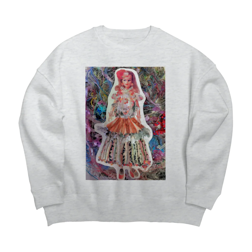 カオスのちんどん屋横丁のカオスお手製。金魚ちゃんシリーズ① Big Crew Neck Sweatshirt