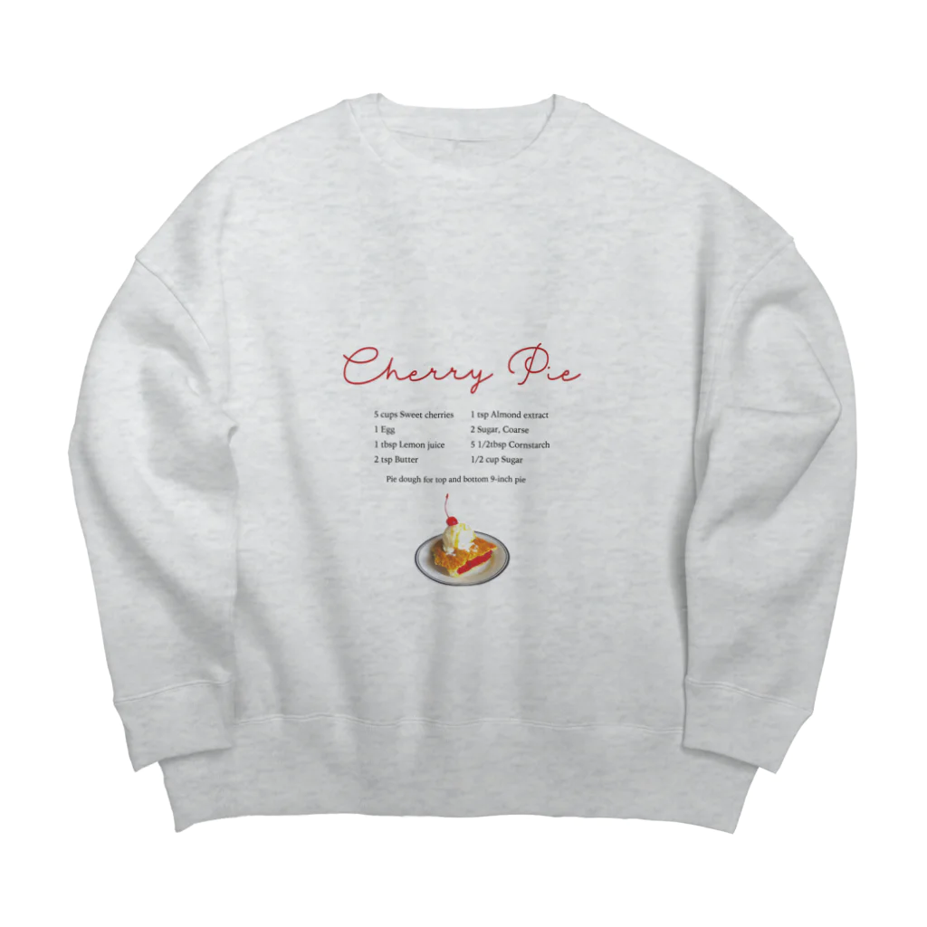 CHICHIPIのチェリーパイレシピ Big Crew Neck Sweatshirt