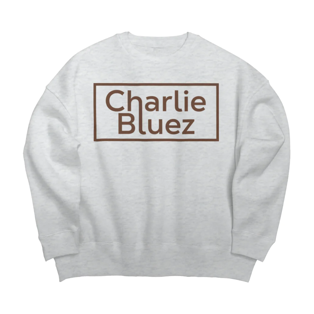 Charlie Bluez StoreのCharlieBluezロゴデザイン Big Crew Neck Sweatshirt