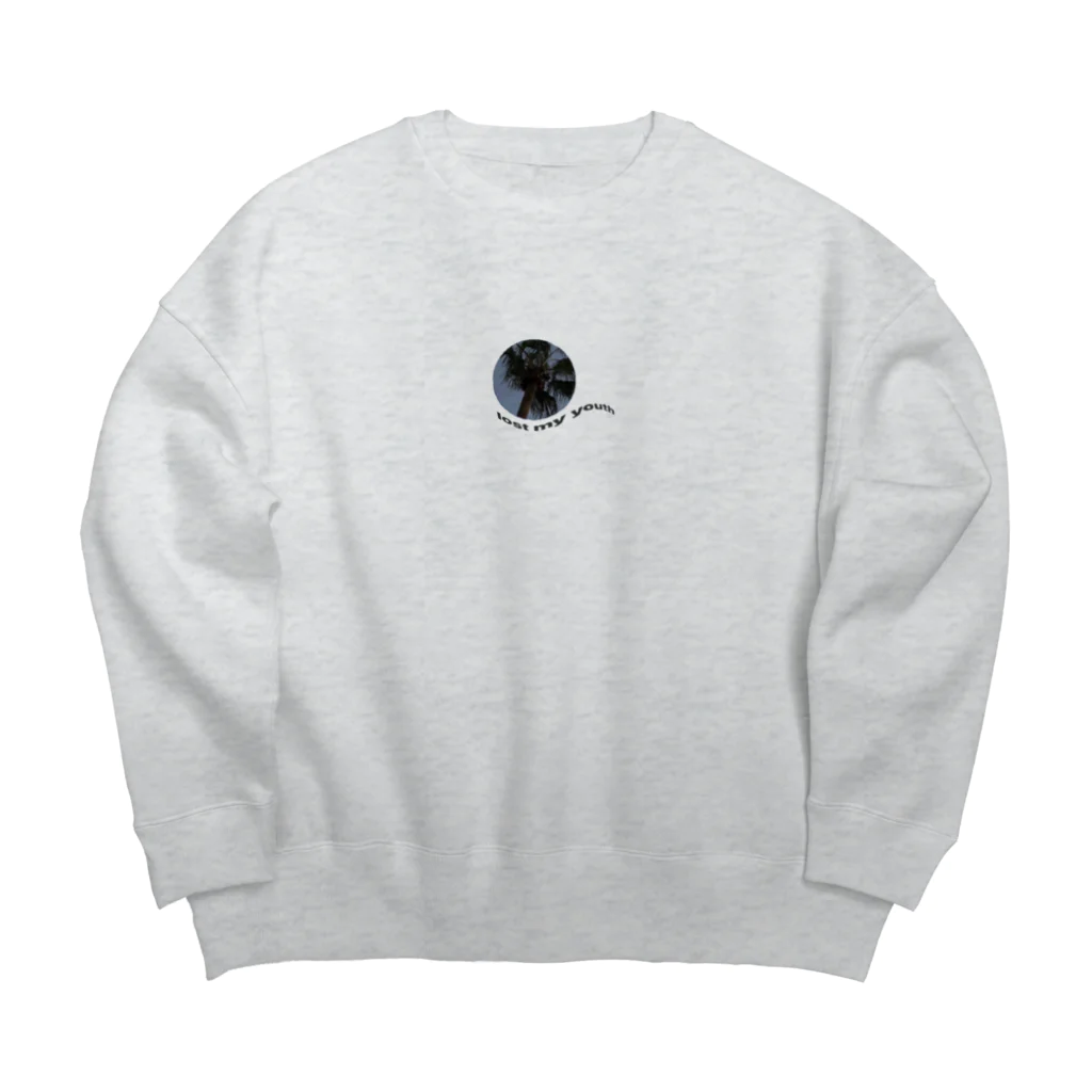 blue.comのlost my youth 可愛い Big Crew Neck Sweatshirt