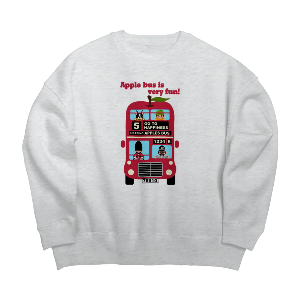 キッズモード某のアップルバス Big Crew Neck Sweatshirt