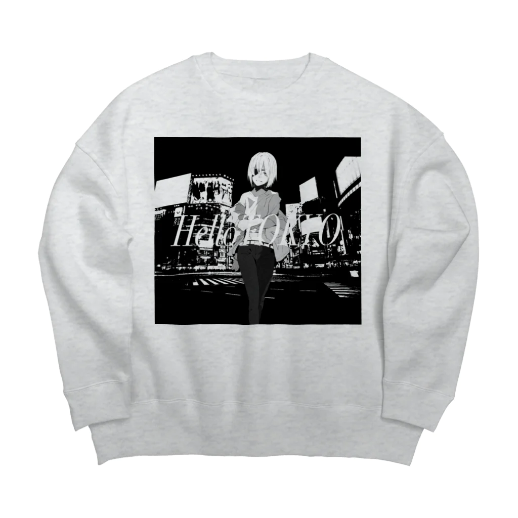 黒瀬 ゆいのHello TOKYO Big Crew Neck Sweatshirt