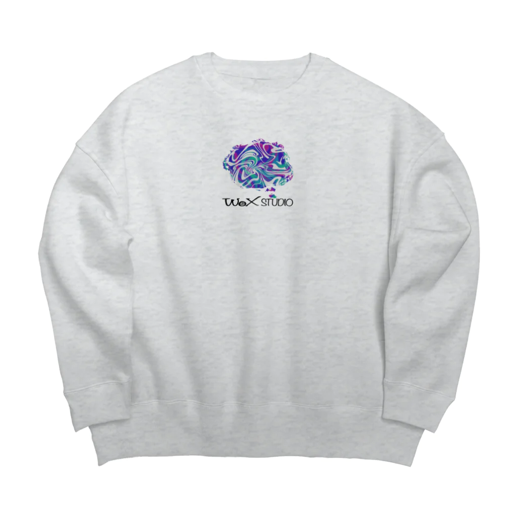 WoX_studioのBirth by Dream ビッグスウェット gray Big Crew Neck Sweatshirt