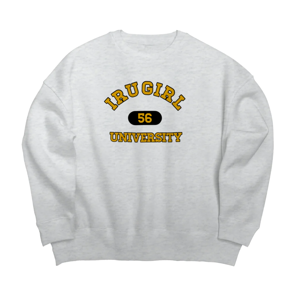 居留守のいるガール Big Crew Neck Sweatshirt