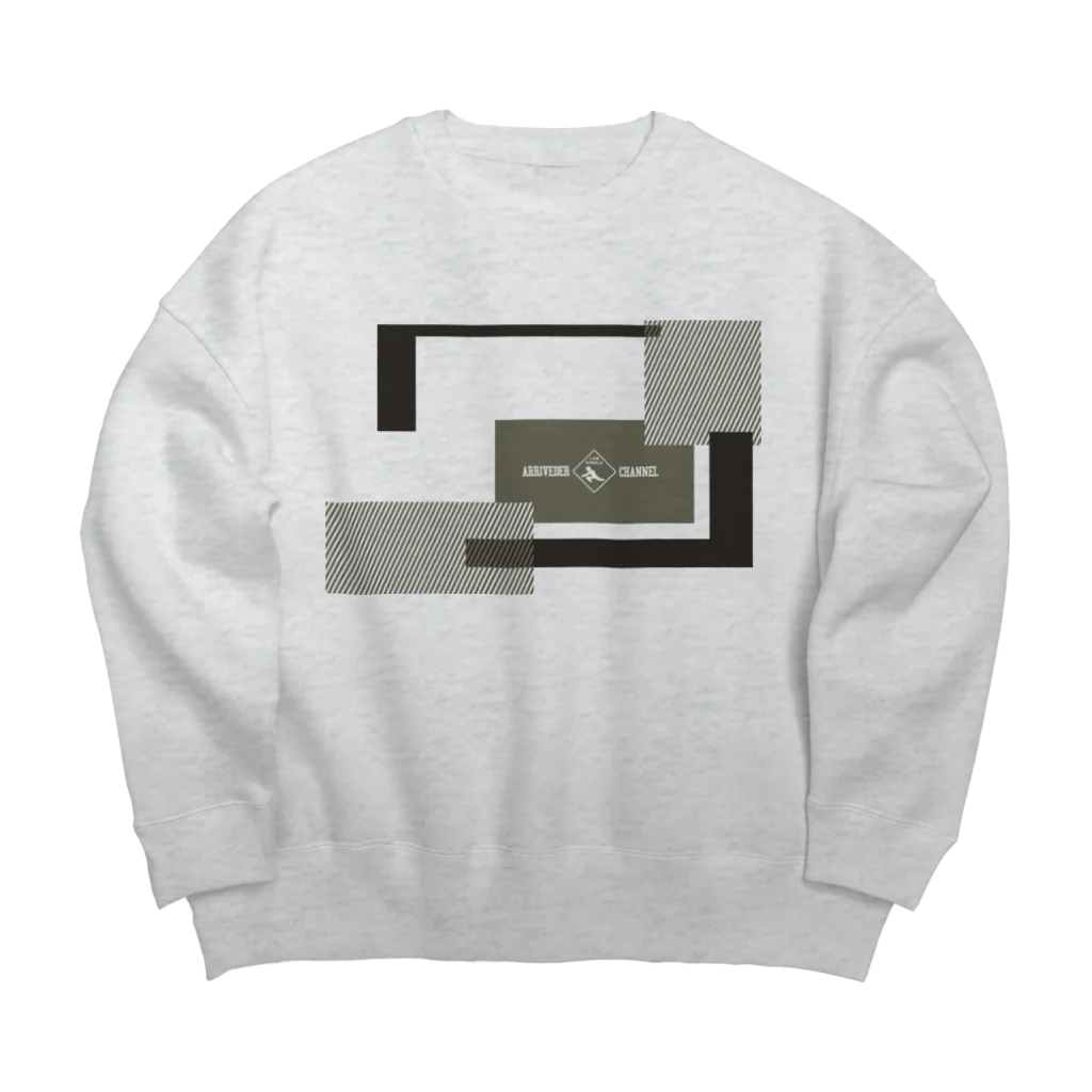 アリーヴェデルチャンネルSHOPのCYBER WINDOW KHK Big Crew Neck Sweatshirt