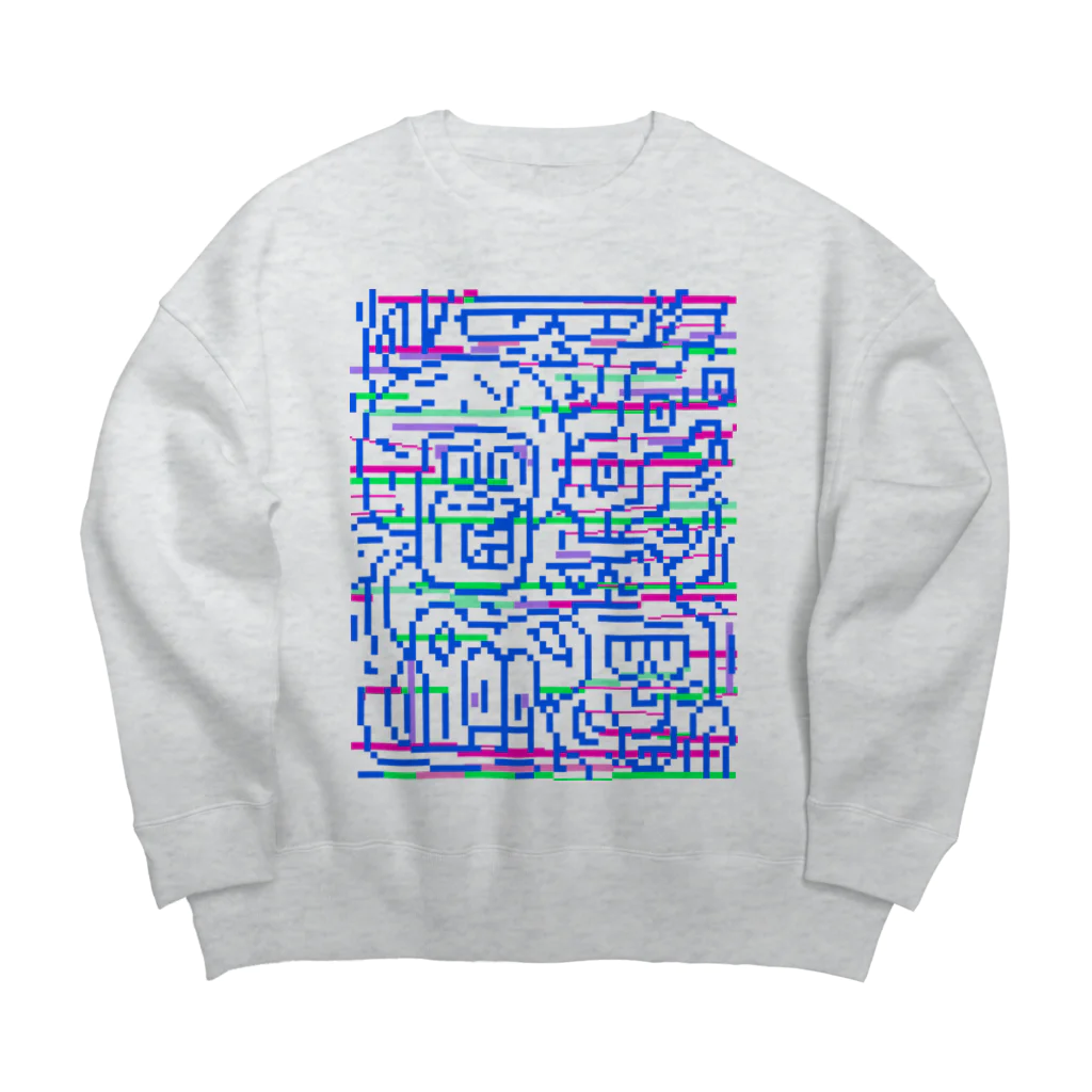 Msto_market a.k.a.ゆるゆる亭のSpace  F Combo TYPE246 Big Crew Neck Sweatshirt