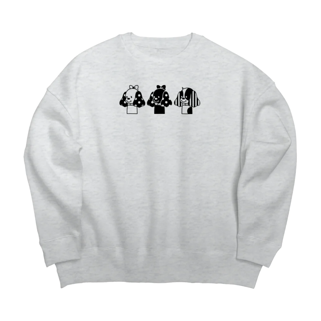 コッカースパニエルと仲間たちのお店のコッカーズ Big Crew Neck Sweatshirt