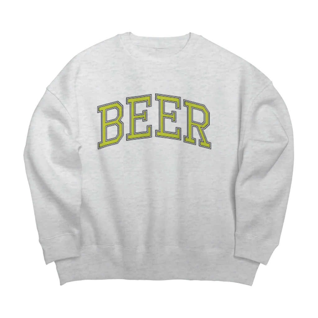 カレッジロゴ何か良いのビールカレッジ Big Crew Neck Sweatshirt