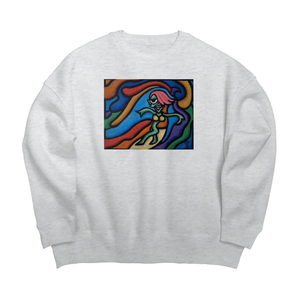 ART IS WELLのbyronbay Big Crew Neck Sweatshirt