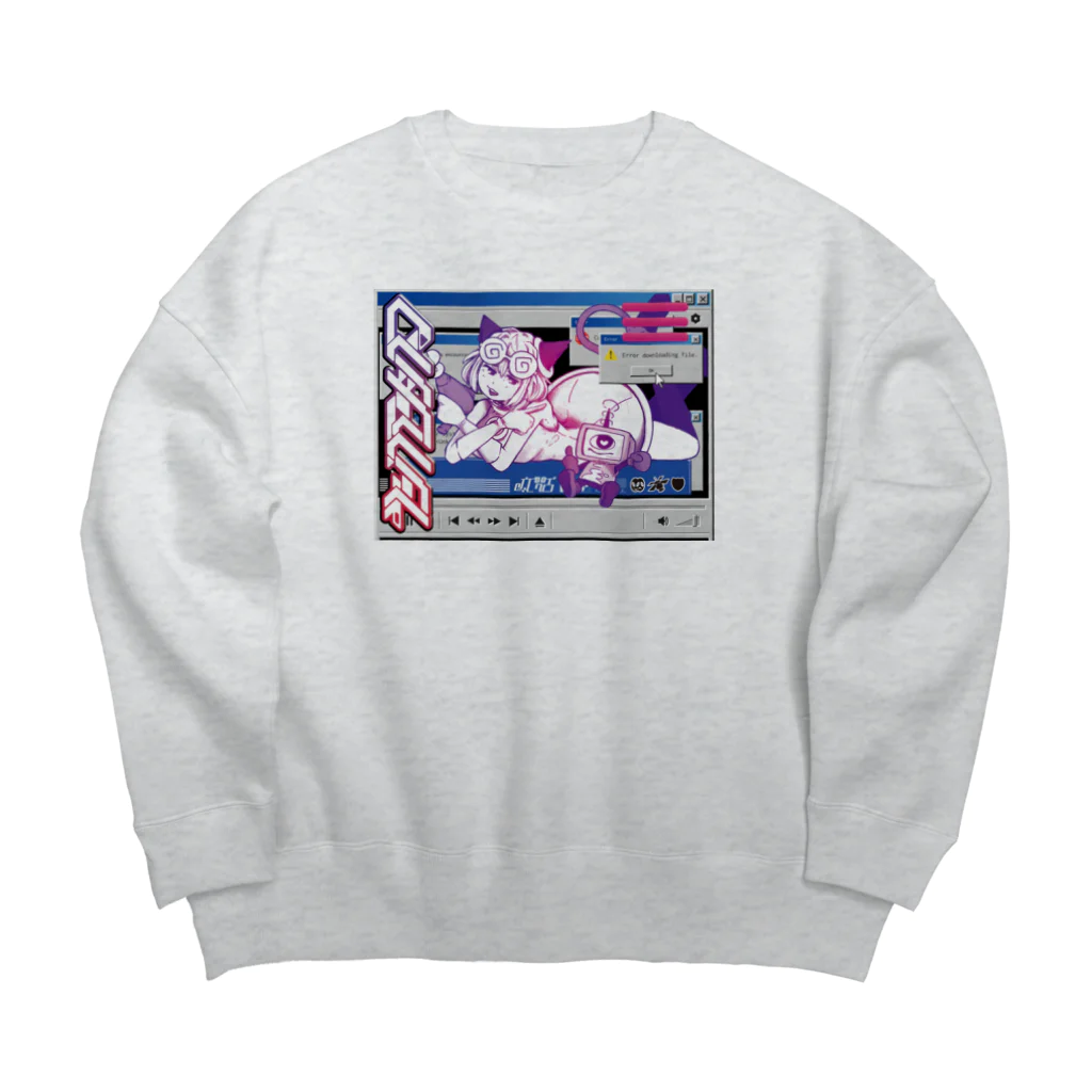 Rhinocerosのサンフランシスコに行きたしと思えども Big Crew Neck Sweatshirt