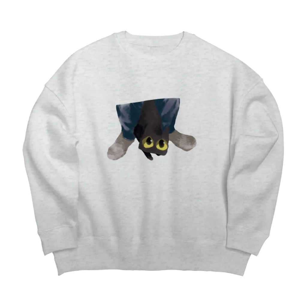 あやかのひょっこりキキさん Big Crew Neck Sweatshirt