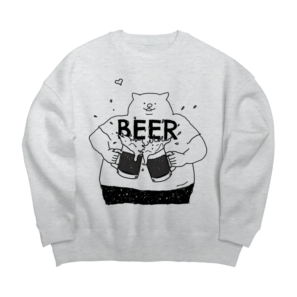 YUICHI design shopのBEERねこ ビッグシルエットスウェット