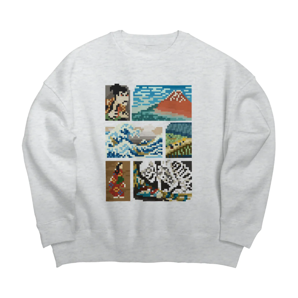 すとろべりーガムFactoryのドット浮世絵 Big Crew Neck Sweatshirt