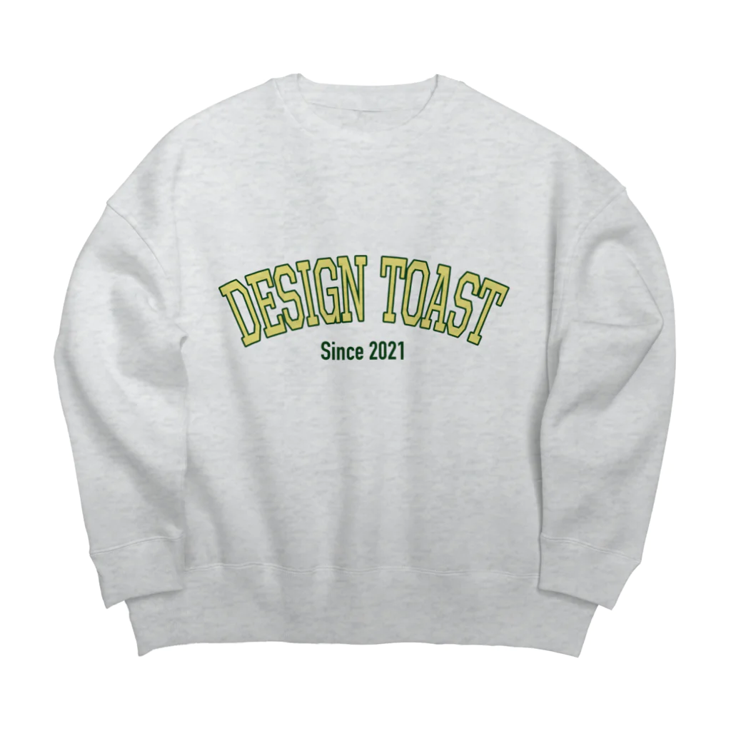 デザイントーストのカレッジ風デザイントーストロゴ Big Crew Neck Sweatshirt