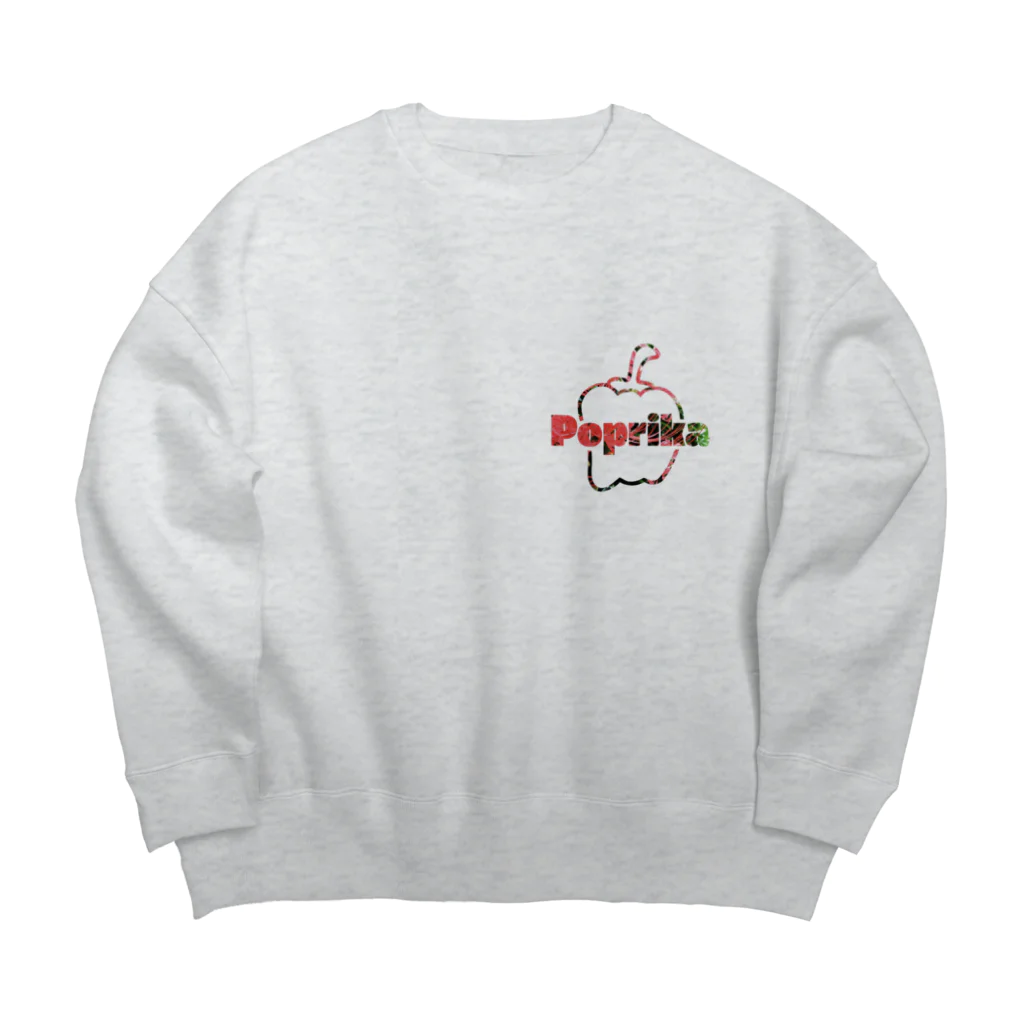 poprikaのPoprikaのお洋服〜Spider lily〜 Big Crew Neck Sweatshirt