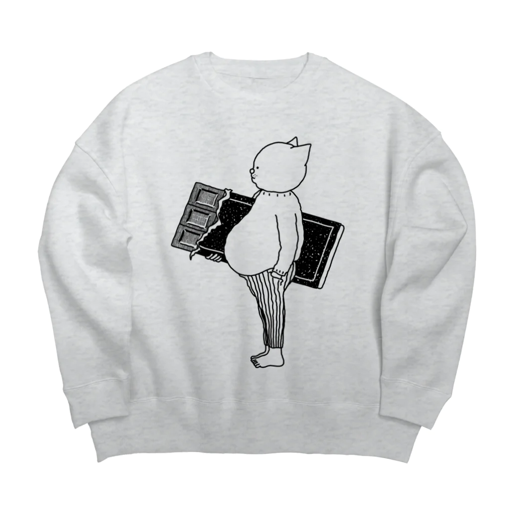 YUICHI design shopのチョコレート Big Crew Neck Sweatshirt