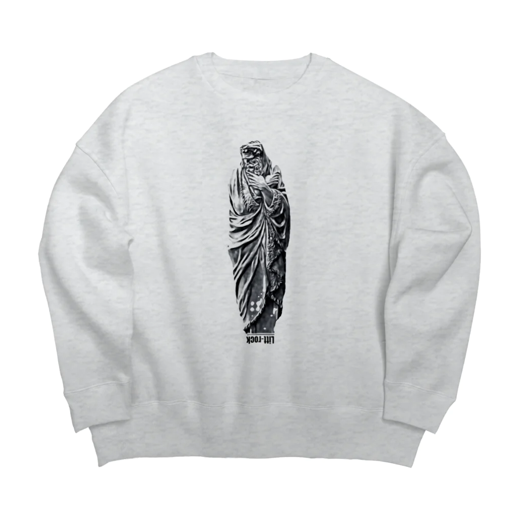 リトロックの彫刻1 Big Crew Neck Sweatshirt