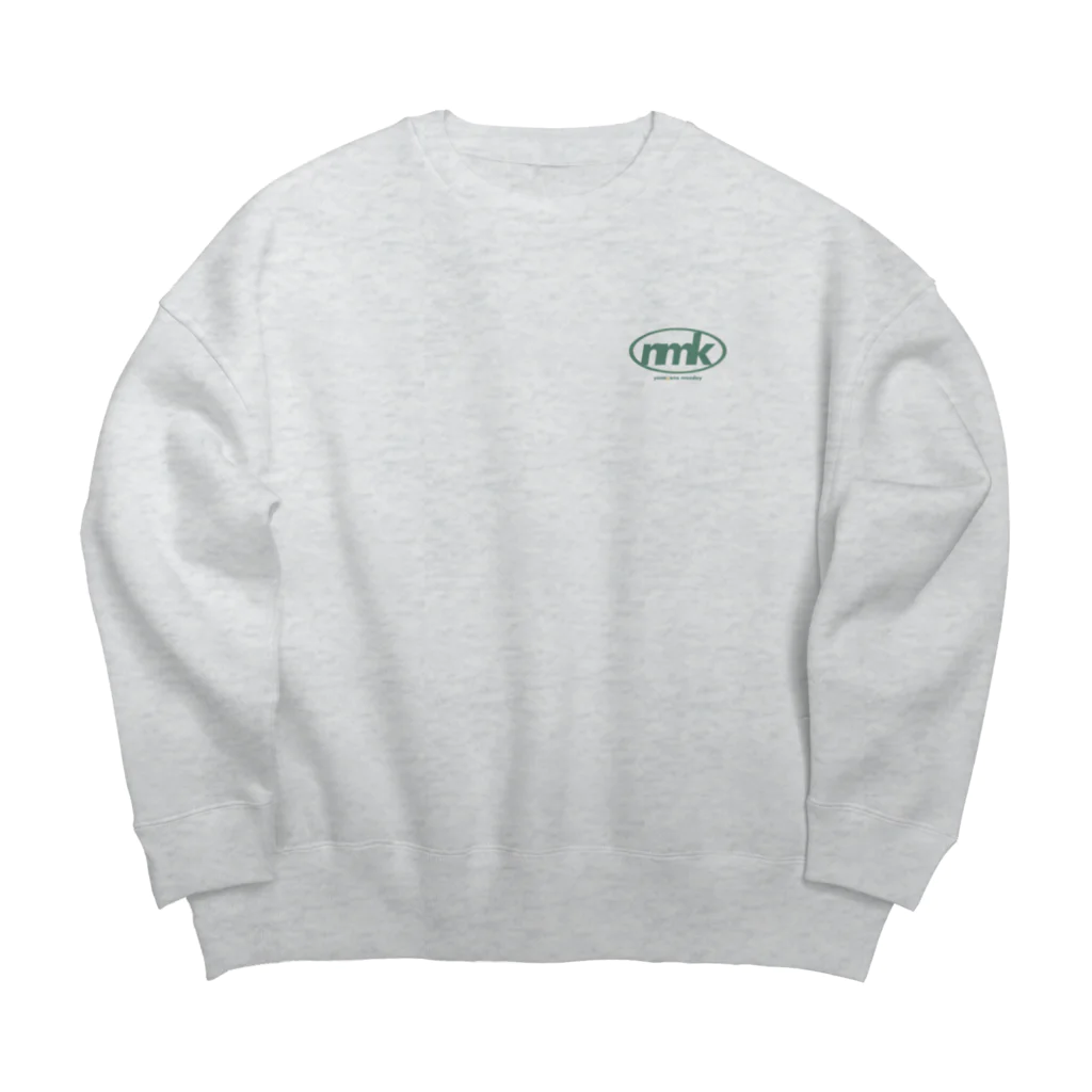 眠気のよなよな月曜日 Big Crew Neck Sweatshirt