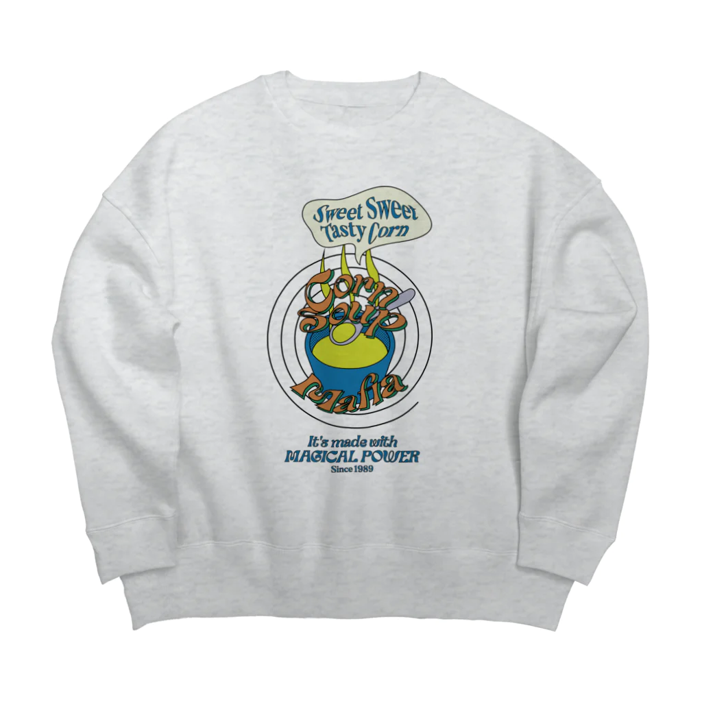 Parallel Imaginary Gift ShopのCorn Soup Mafia Big Crew Neck Sweatshirt