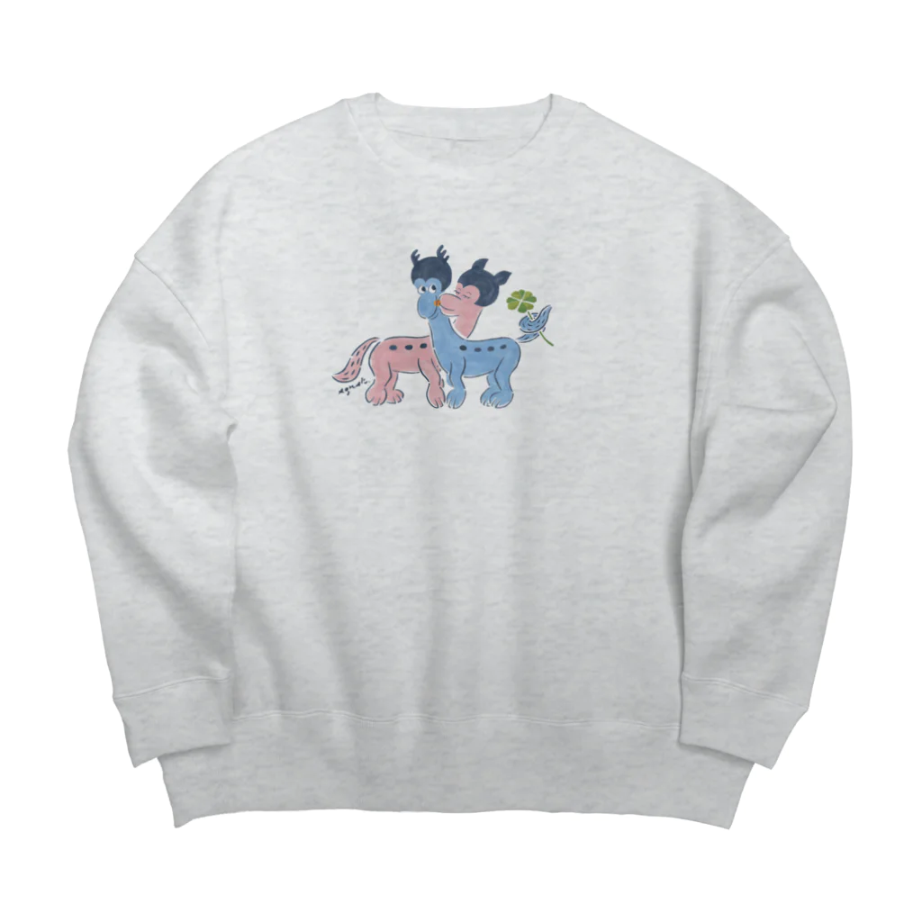 Shigenosukeのシナカル #KISS_Color Big Crew Neck Sweatshirt