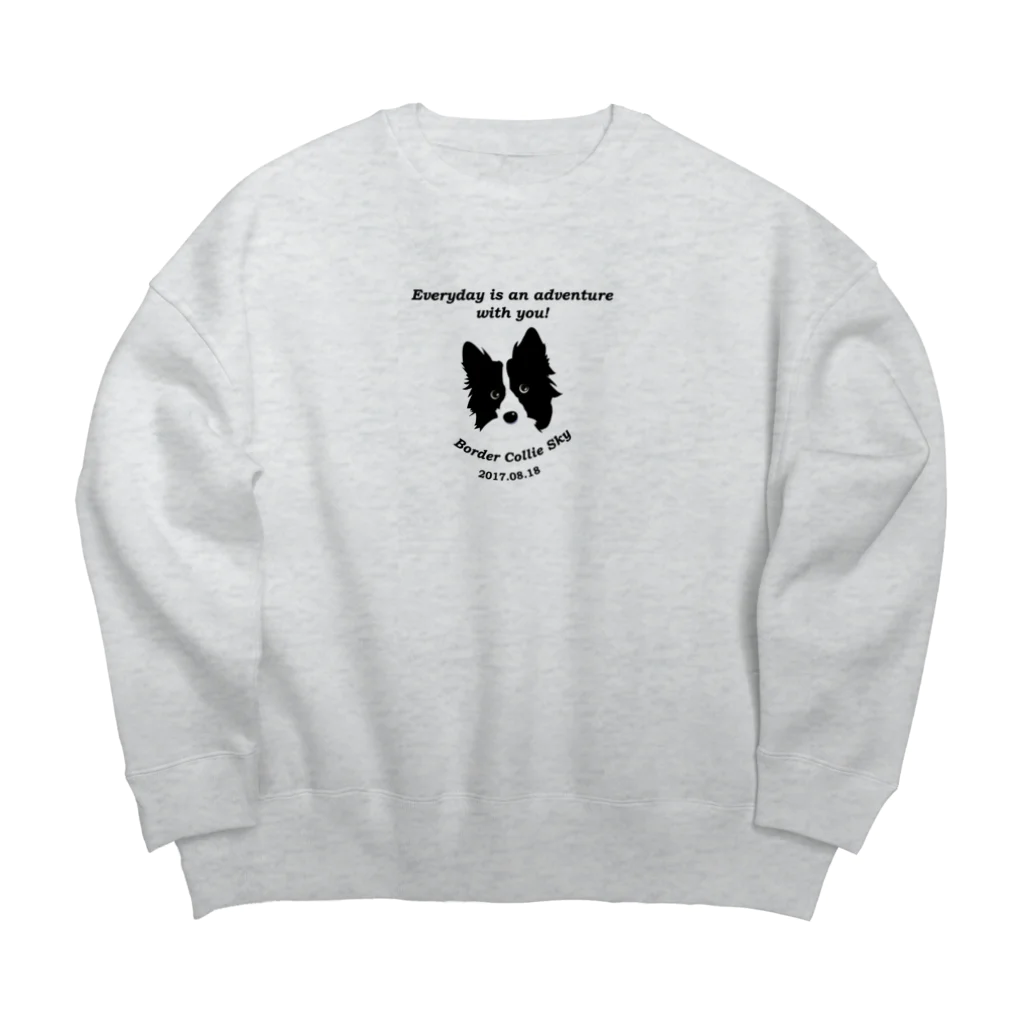 Bordercollie StreetのLucky Sky Big Crew Neck Sweatshirt