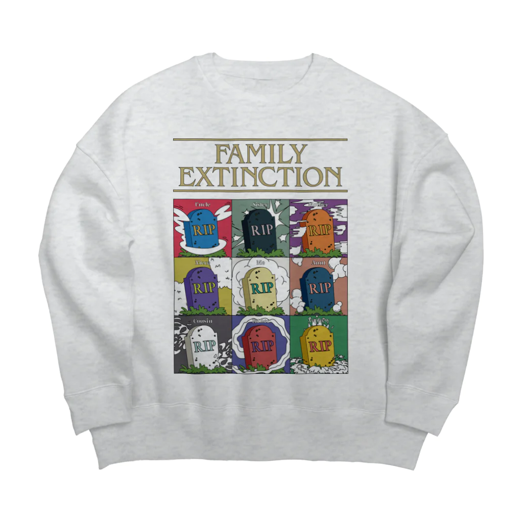 Parallel Imaginary Gift ShopのFamily Extinction Big Crew Neck Sweatshirt