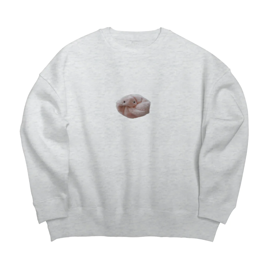 カネヒラ＠空想アパートメントのペッてされたガム Big Crew Neck Sweatshirt