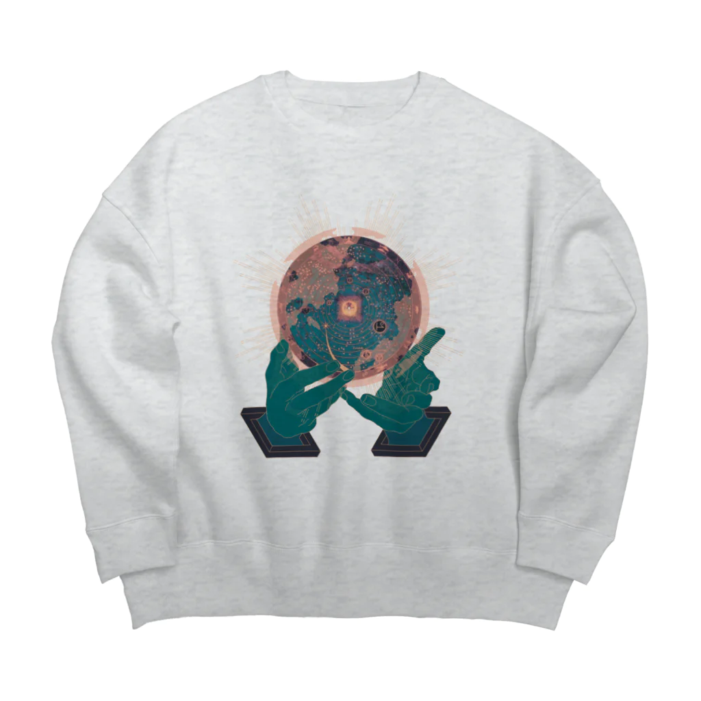 MARTMのWORLD Big Crew Neck Sweatshirt