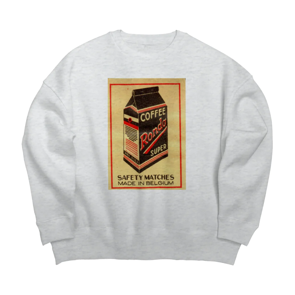 YS VINTAGE WORKSのベルギー　珈琲パック Big Crew Neck Sweatshirt