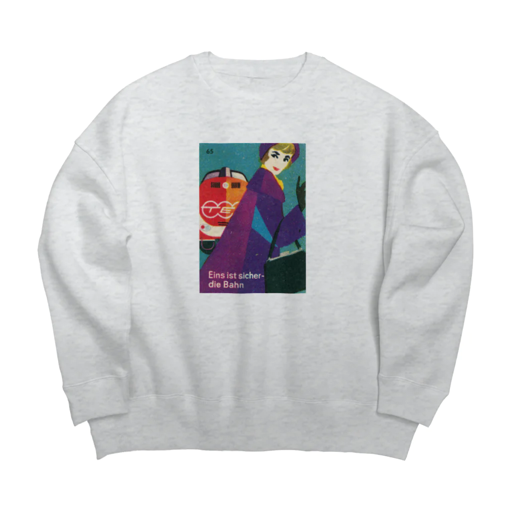 YS VINTAGE WORKSのドイツ国鉄 DB レディー３　ストール Big Crew Neck Sweatshirt