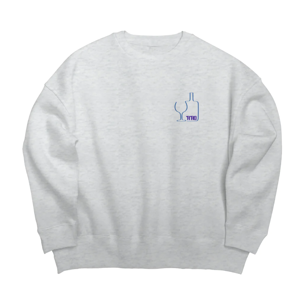 AAOでエイエイオー！のＡＡＯロゴ　ボトル Big Crew Neck Sweatshirt