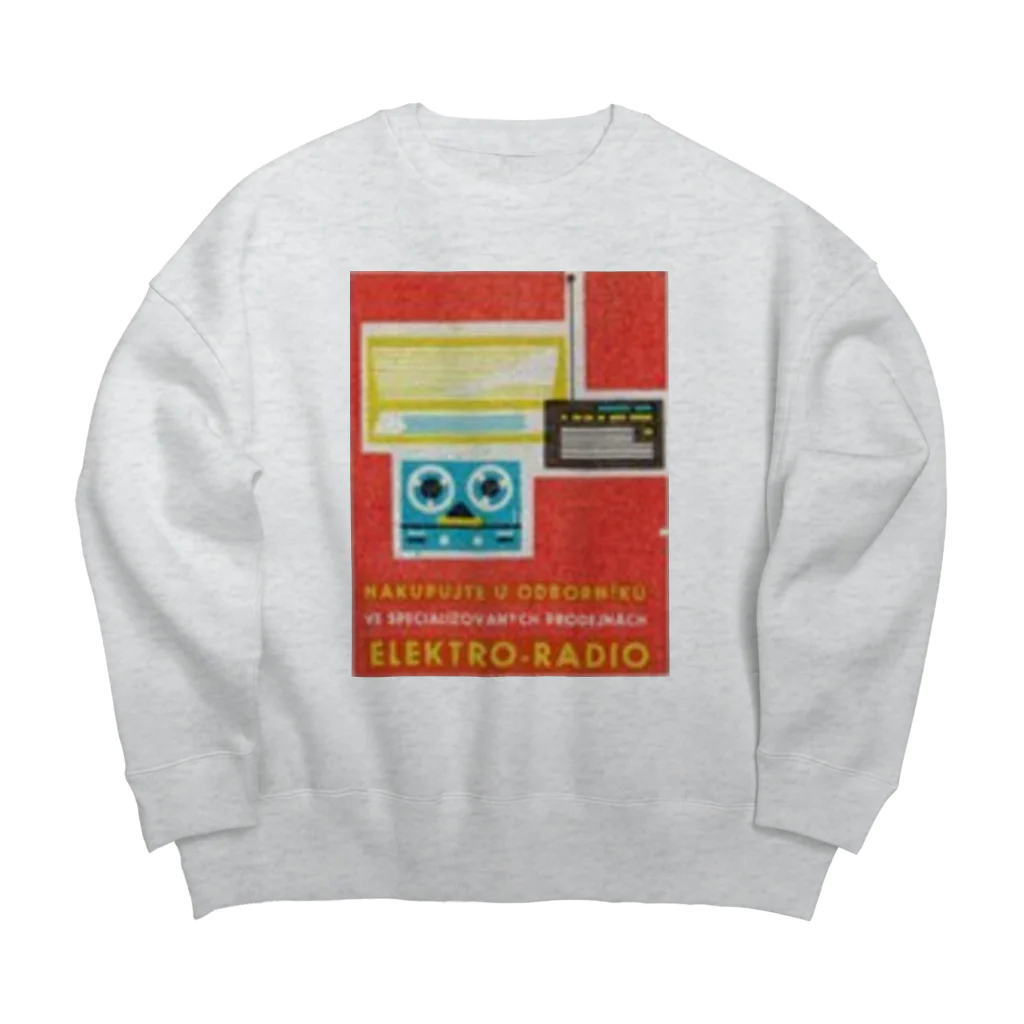 YS VINTAGE WORKSのチェコ　ラジカセ Big Crew Neck Sweatshirt