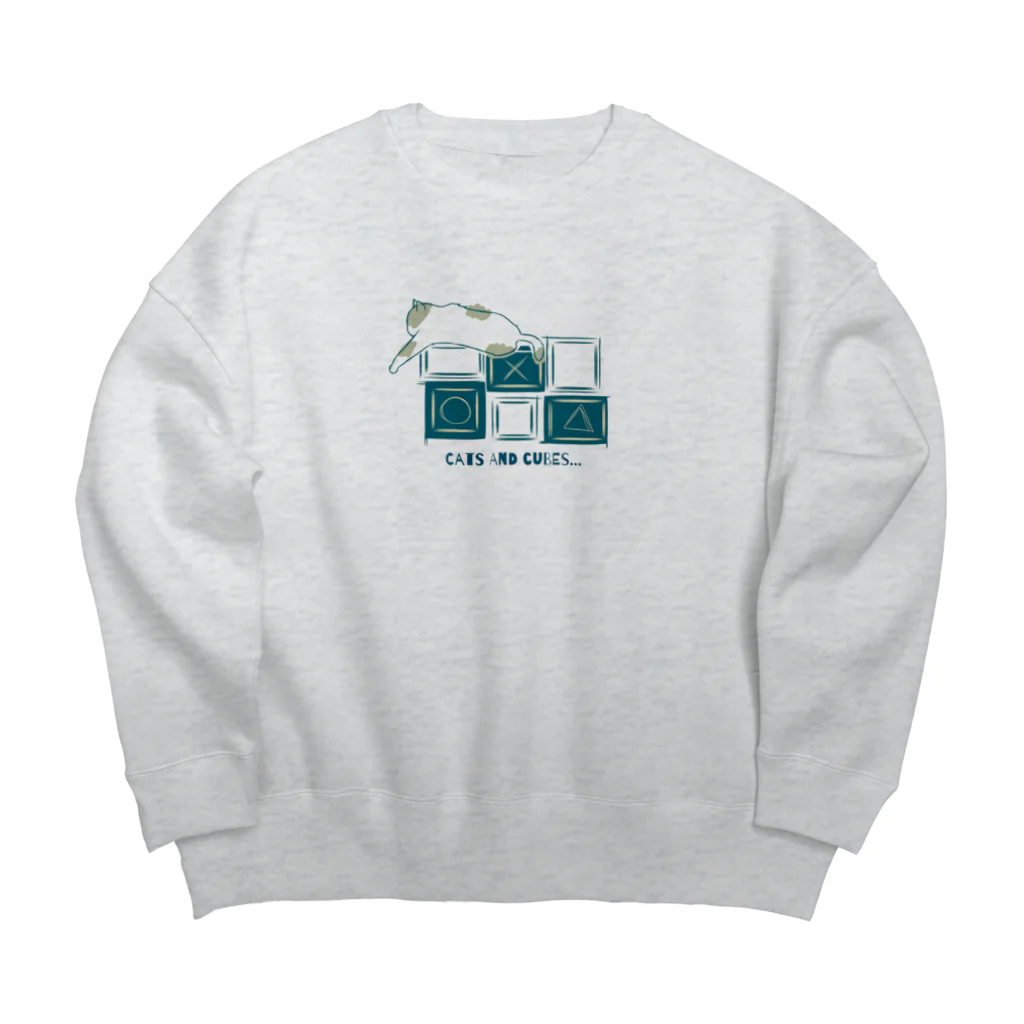 amemugi（あめむぎ）の〇✕△ Big Crew Neck Sweatshirt