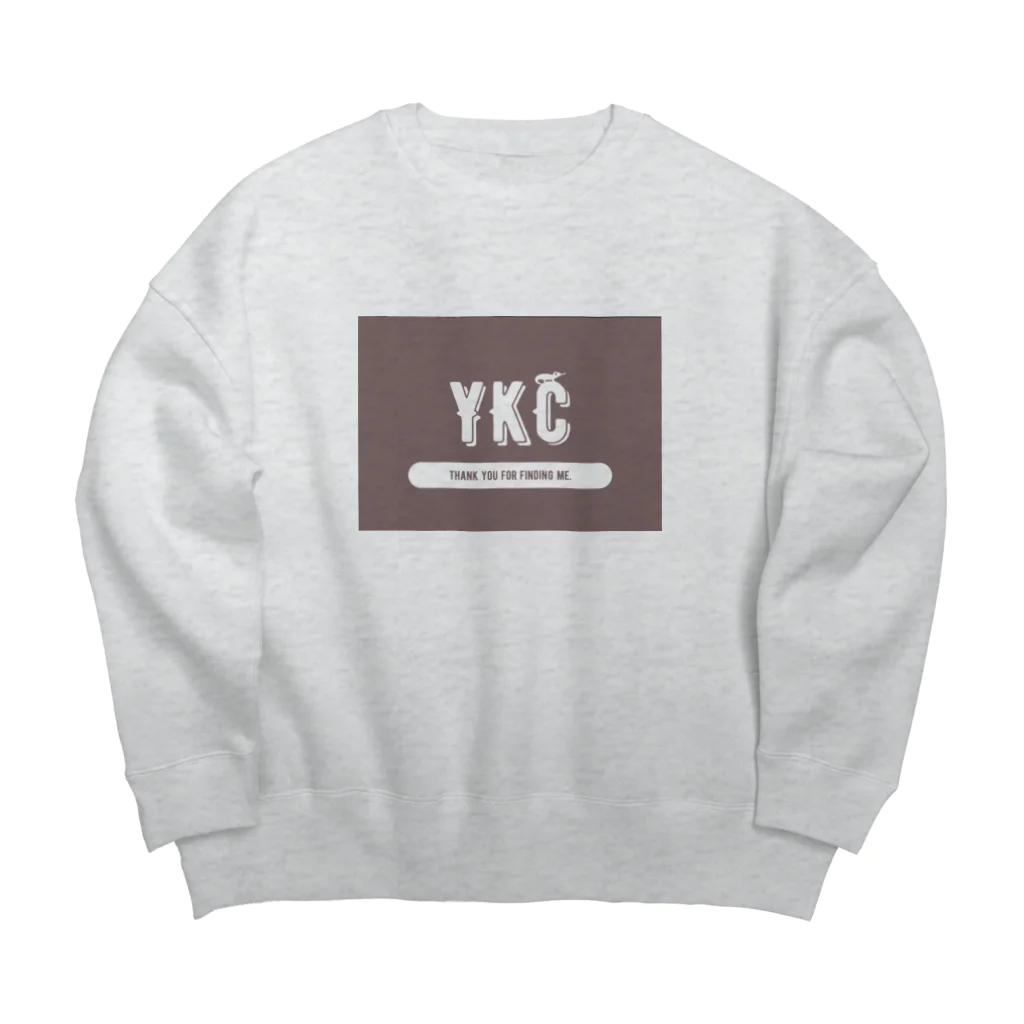 ゆきちさんち。のロゴ Big Crew Neck Sweatshirt