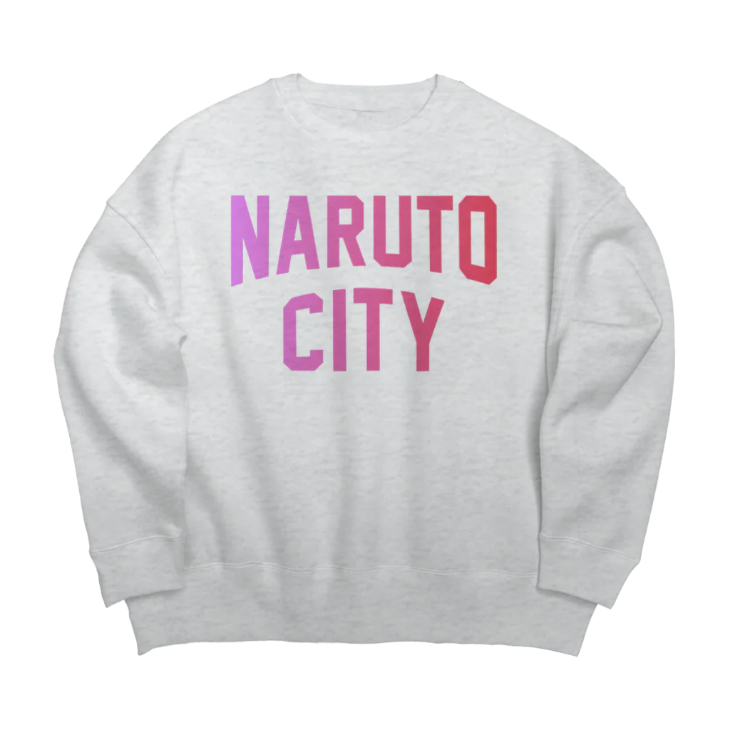JIMOTOE Wear Local Japanの鳴門市 NARUTO CITY Big Crew Neck Sweatshirt
