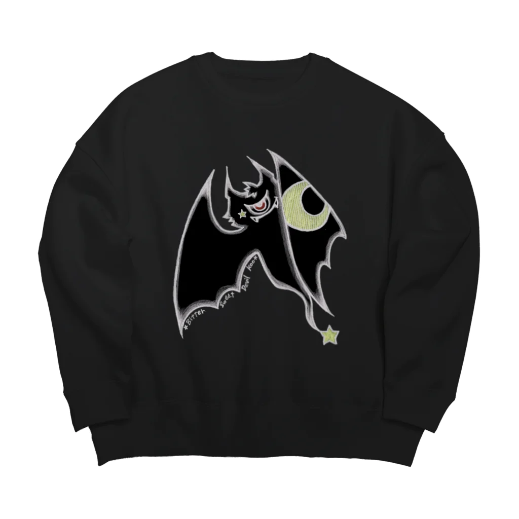 Bitter Sweet Devil's のDevil ボンジュ Big Crew Neck Sweatshirt