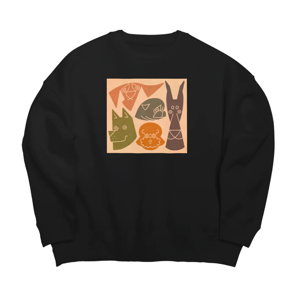 boo-banaのワンワンズ Big Crew Neck Sweatshirt