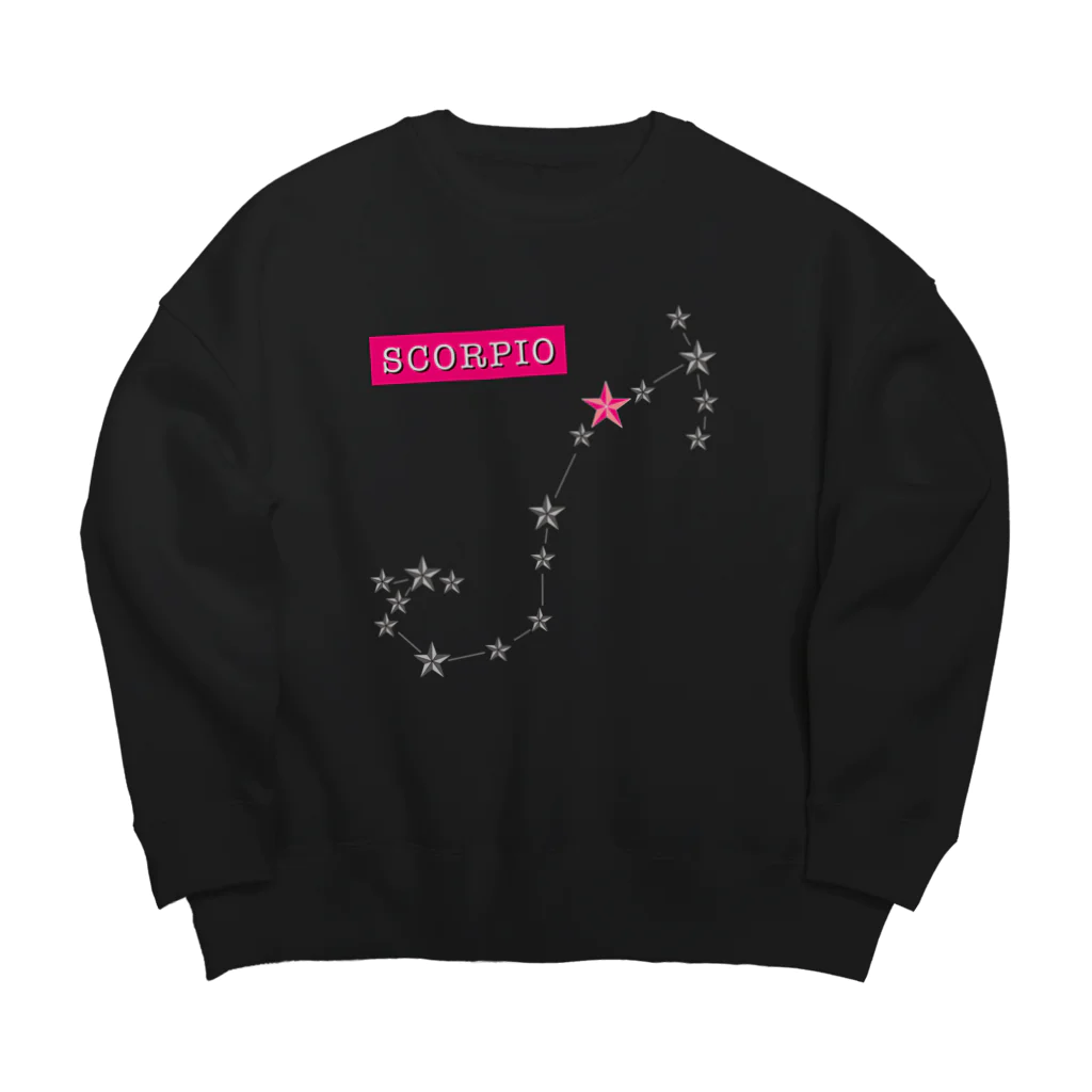 tomokomiyagamiのスタースタッズ星座　蠍座 Big Crew Neck Sweatshirt