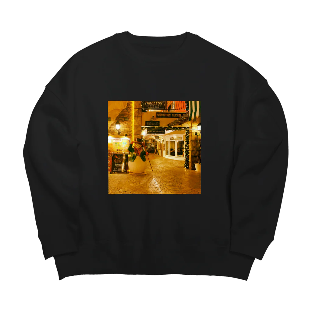 7SevenThree3のやぁ、ボクはスノッチ。よろしく Big Crew Neck Sweatshirt